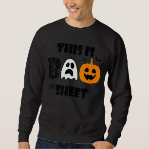Sweatshirt Voici Boo Sheet mignon adorable Boo Happy Hallowee