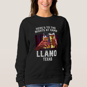 Sweatshirt Voici Les Nuits Au Camp Llano Camping Texas Ca
