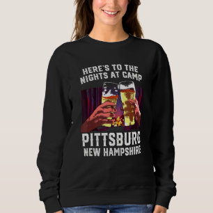 Sweatshirt Voici Les Nuits Au Camping Camp Pittsburgh