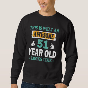 Sweatshirt Voilà À Quoi Ressemble Un Magnifique Enfant De 51 
