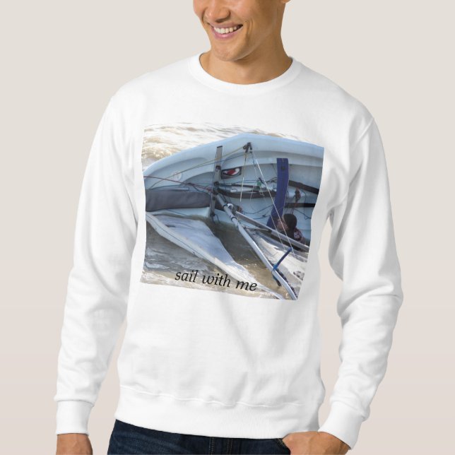 Sweatshirt voile avec moi (Devant)