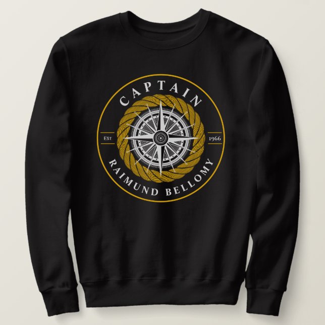 Sweatshirt Voile nautique (Design devant)
