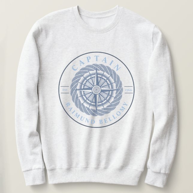 Sweatshirt Voile nautique (Design devant)