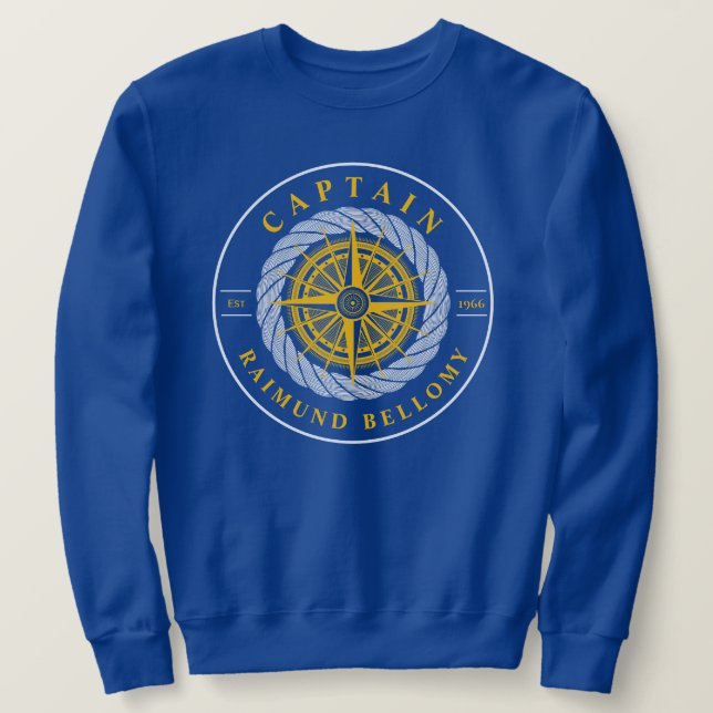 Sweatshirt Voile nautique (Design devant)