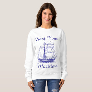 Sweatshirt Voilier maritime de la côte Est