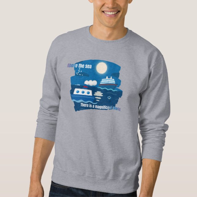 Sweatshirt Voilier, Soar, Dream : Le monde magnifique de la m (Devant)