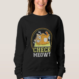 Sweatshirt Voir Meowt Chat Yoga Entraînement Kitten