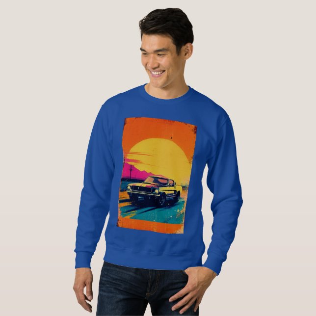 Sweatshirt Voiture classique, édition limitée, 781 pièces (2) (Devant entier)