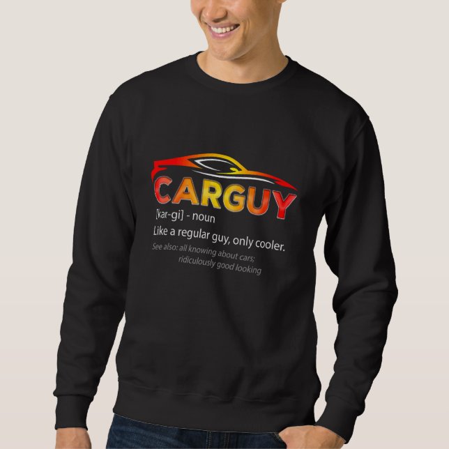 Sweatshirt Voiture Guy Définition Voiture Guy Sport (Devant)