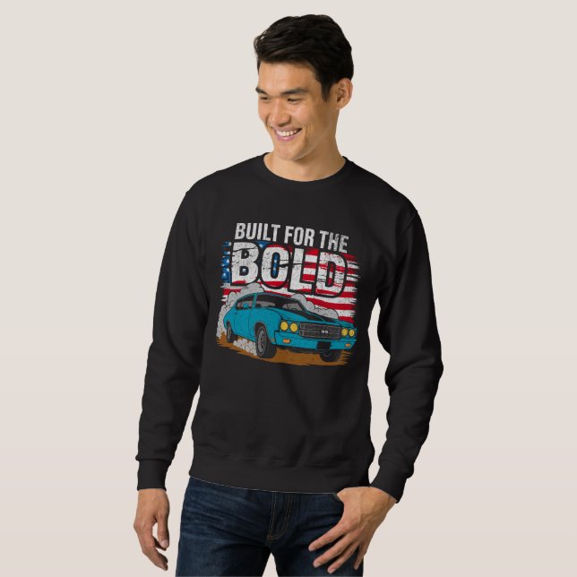 Sweatshirt Voiture musculaire classique  (Devant entier)