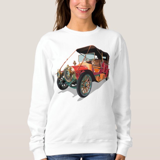 Sweatshirt Voiture Vintage (Devant)