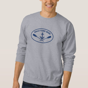 Sweatshirt Voitures d'Ancres nautiques avec votre nom ou votr