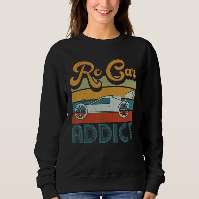 Sweatshirt Voitures vintages Rc Racing Radio Voitures Contrôl (Devant)