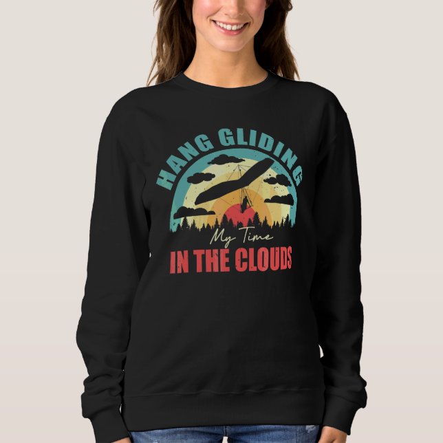 Sweatshirt Vol à voile toute la journée dans les nuages   Pla (Devant)