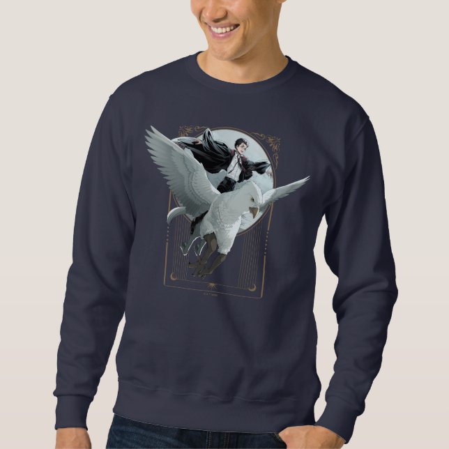 Sweatshirt Vol Anime HARRY POTTER™ avec Buckbeak (Devant)
