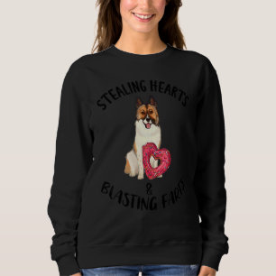 Sweatshirt Voleur de cœurs pets explosifs Sheepdog islandais