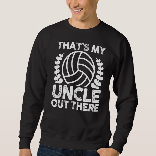Sweatshirt Volley-ball de l'oncle de nièce Nephew (Devant)