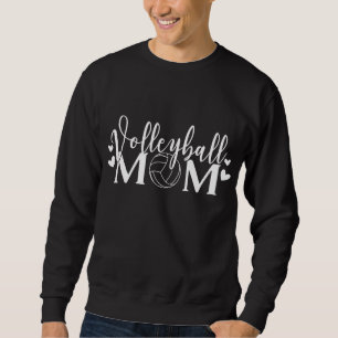 Sweatshirt Volleyball Maman Beach Volleyball Coach Équipe Cad