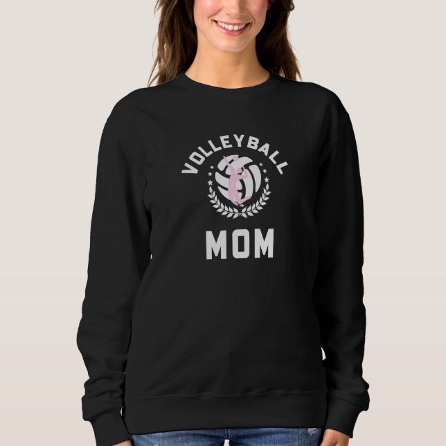 Sweatshirt Volleyball Mom (Devant)