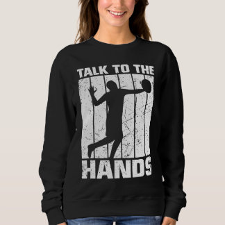 Sweatshirt Volleyball Parle Aux Mains Rétro Vintage 2