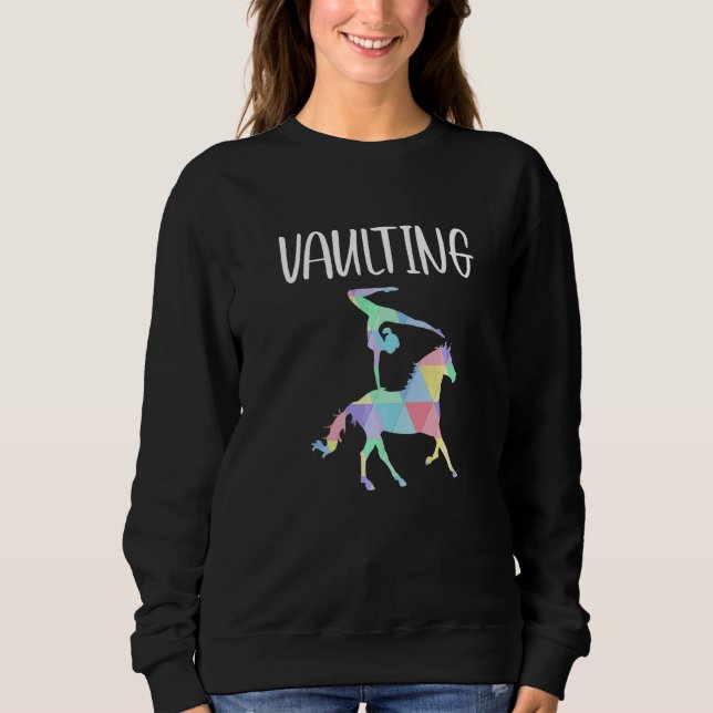 Sweatshirt Voltige équestre Voltige   (Devant)