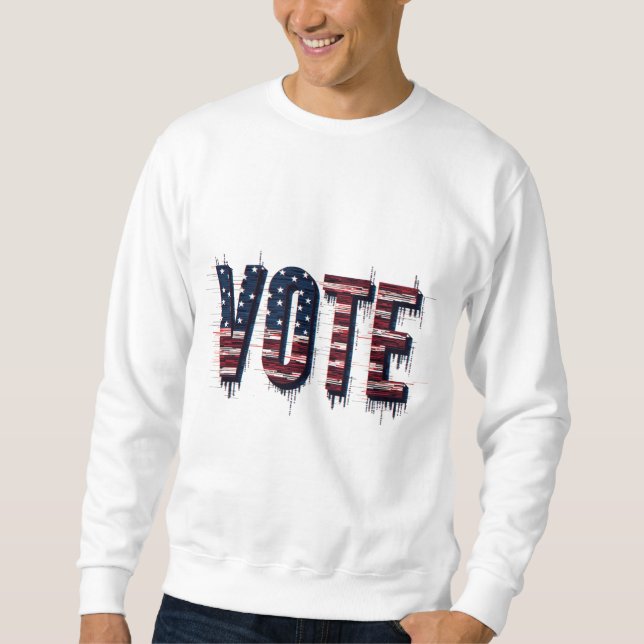 Sweatshirt Vote Élection américaine 2024 (Devant)