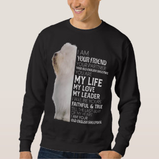 Sweatshirt Votre ami Votre partenaire Votre vieux chien angla