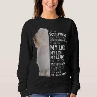 Sweatshirt Votre ami Votre partenaire Votre vieux chien angla