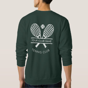 Sweatshirt Votre entraîneur du club de tennis Nom de l'équipe