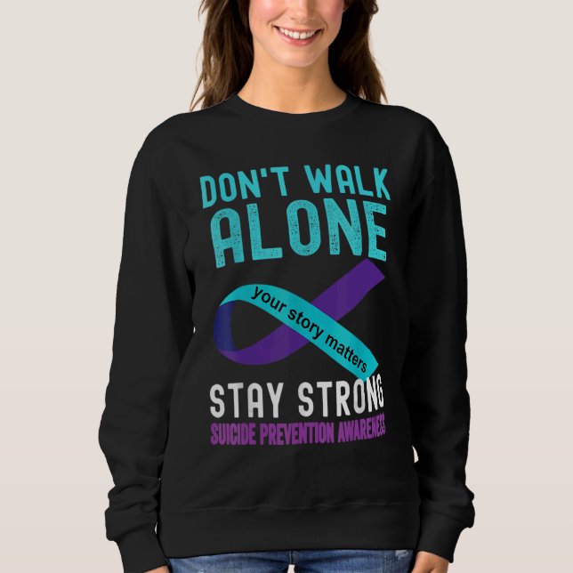 Sweatshirt Votre histoire compte Prévention du suicide sarcel (Devant)