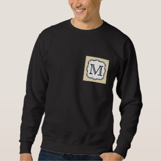 Sweatshirt Votre lettre. Monogramme personnalisé. Point Polka