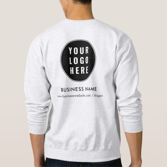 Sweatshirt Votre logo d'entreprise Employés d'entreprise Swag (Dos)