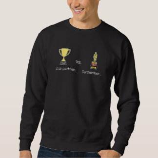 Sweatshirt Votre Partenaire V Mon Partenaire Trophée Couples 