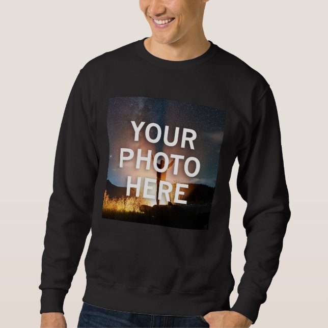 Sweatshirt Votre photo ici (Devant)