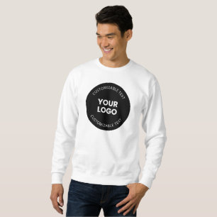 Sweatshirt Votre propre logo d'entreprise téléchargé avec tex