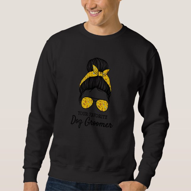 Sweatshirt Votre Toiletteur de Chien Préféré Artiste de Toile (Devant)