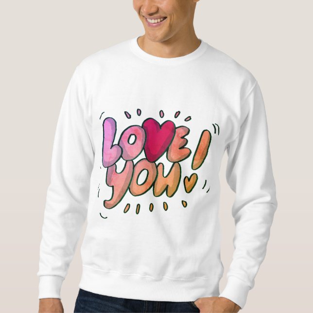 Sweatshirt Vous aimez (Devant)