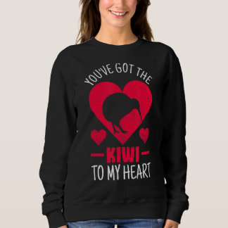 Sweatshirt Vous avez le Kiwi dans mon coeur pour un Kiwi