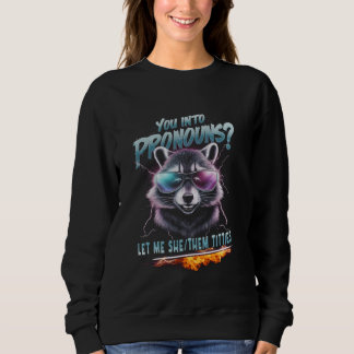 Sweatshirt Vous Dans Les Pronoms Laissez-Moi Elle Eux Tiddies