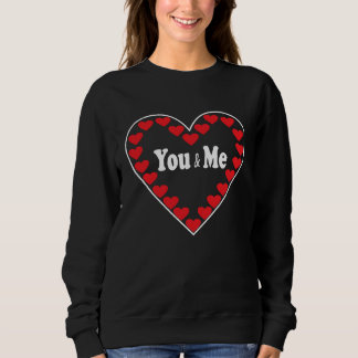 Sweatshirt Vous et Moi la Saint-Valentin pour un couple de ga