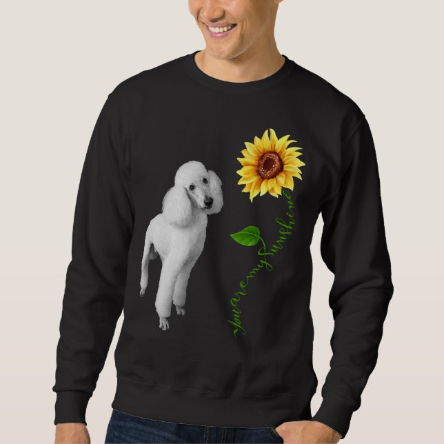 Sweatshirt Vous êtes mon caniche solaire (Devant)