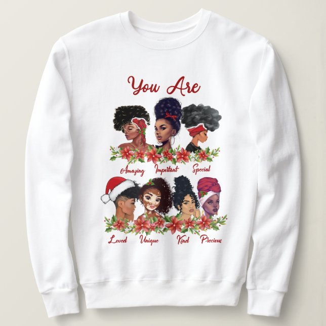 Sweatshirt Vous Êtes...Sweat-shirt de base (Design devant)