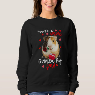 Sweatshirt Vous êtes un cobaye entier Fun Valentin Cobaye