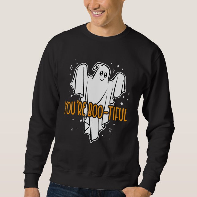 Sweatshirt Vous êtes une idée effrayante de citrouille d'Hall (Devant)