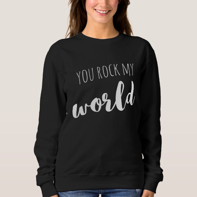 Sweatshirt Vous Faites Chavirer Mon Monde Citations De Love  (Devant)