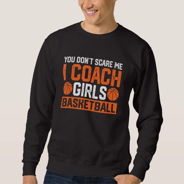 Sweatshirt Vous ne me faites pas peur J'Entraîne Filles Baske (Devant)