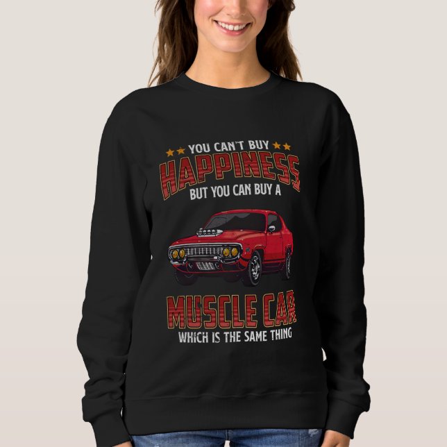 Sweatshirt Vous ne pouvez pas acheter le bonheur mais vous po (Devant)