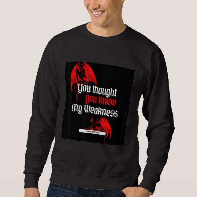 Sweatshirt Vous Pensiez Savoir (Devant)