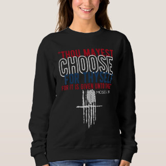Sweatshirt Vous Pouvez Choisir Pour Vous Moses 317 Usa Chris