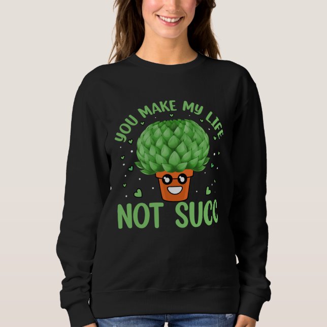 Sweatshirt Vous rendez ma vie pas nulle (Devant)